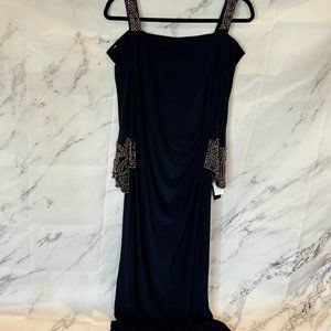 Betsy and Adam Embellished Cold Shoulder Dress